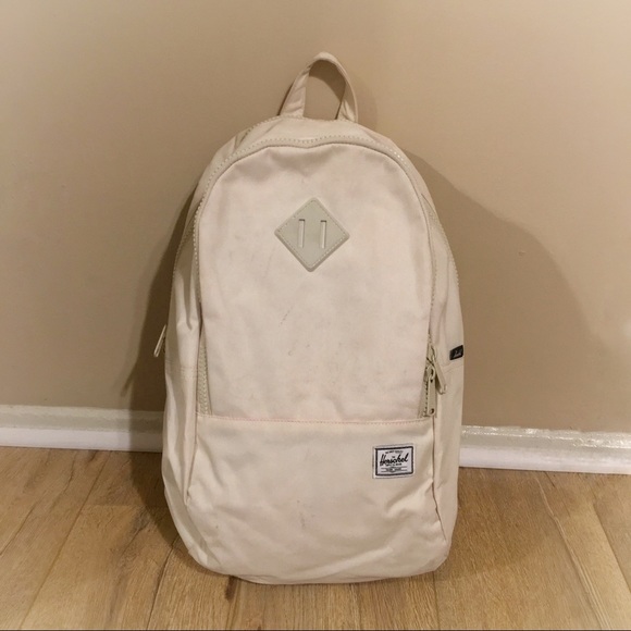herschel cream backpack